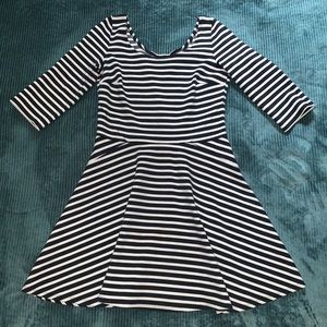 Hollister Striped Skater Dress